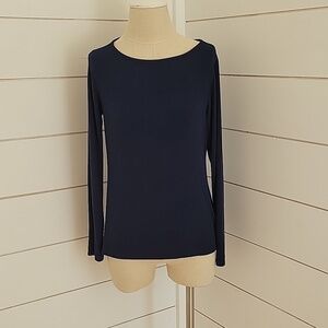 Magaschoni blue large sweater long sleeve